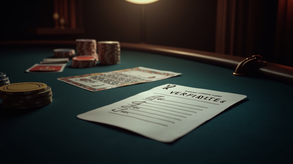 Eligibility checklist beside a bonus code field in a dark casino setting