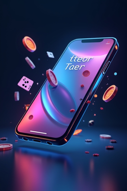 Goldhorns casino app on a phone